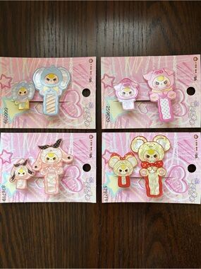 Baby Three Hair Clips - Set of 4